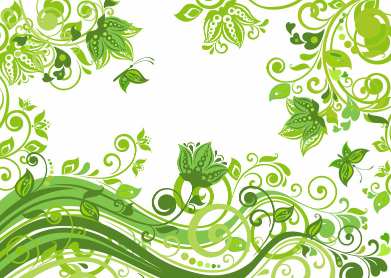 free green flower clipart - photo #50