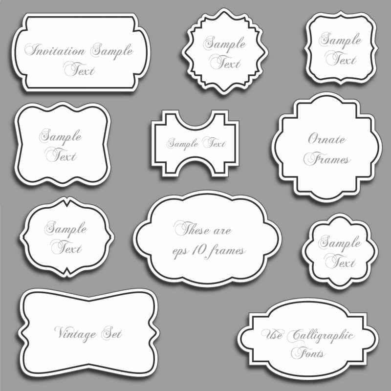 free clipart text frames - photo #48