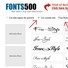 ロゴ作成に便利なフリーフォントサイト～FONTS500～