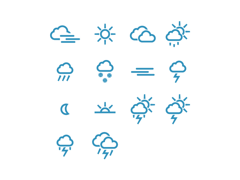 天気 イラスト シンプル