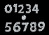 輝きがとっても綺麗！ダイヤモンド・宝石で描いた数字の飾り文字です（ai）
