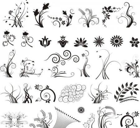 Black-and-white-practical-pattern-vector-450x411