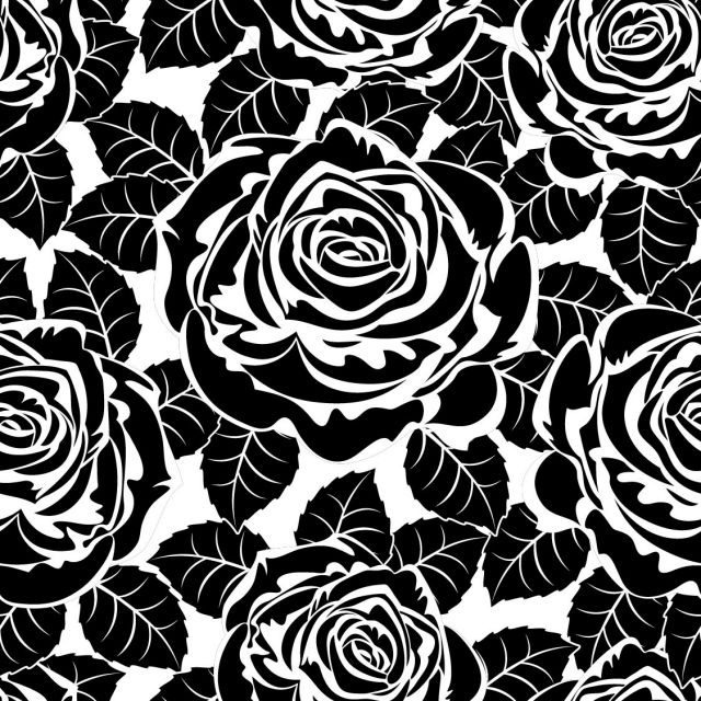 ちょっぴりハデな薔薇の背景素材 8種類のillustratorスウォッチパターン Eps Free Style All Free
