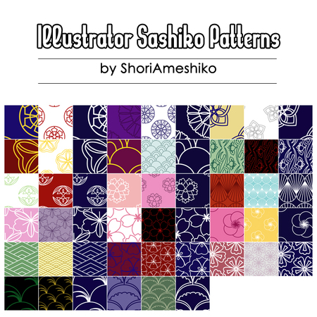 Illustrator_Sashiko_Patterns