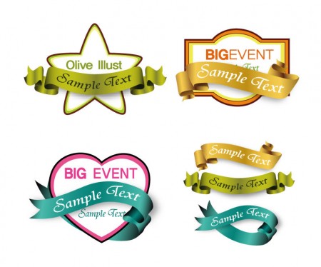 Shopping-Labels-with-Ribbons-Vector-Graphic-450x374