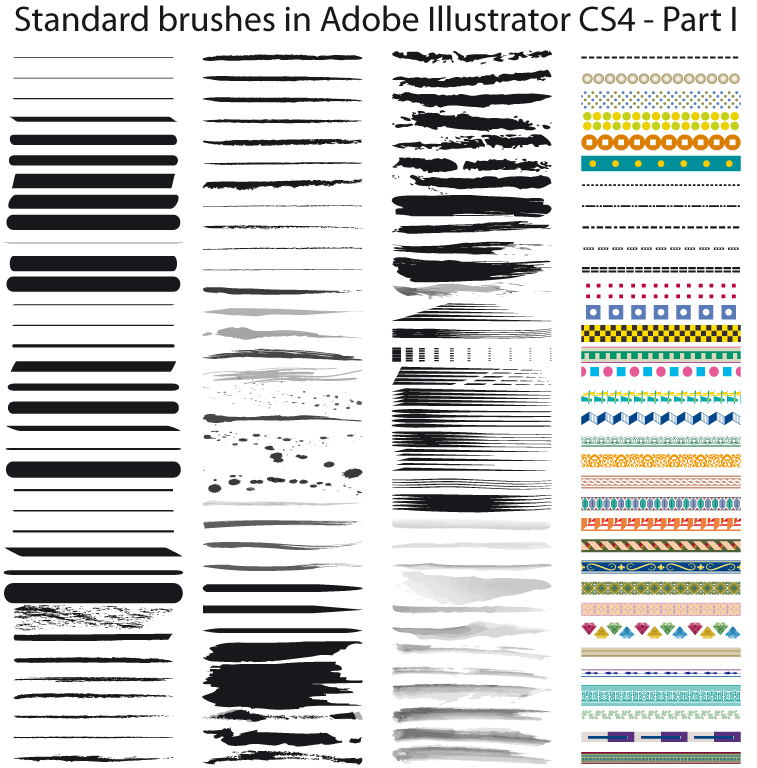 brushes for adobe illustrator cs4