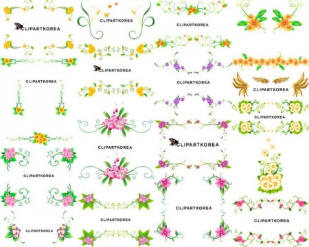 Vector-flowers-and-lace-pattern-450x360