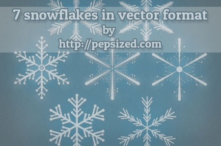 snowflakes-vector-450x299