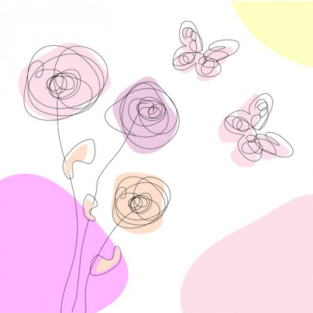 spring-vector-dandelions-butterflies-scrible-450x450