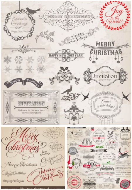 vintage-christmas-decorative-lettering-vector-450x646